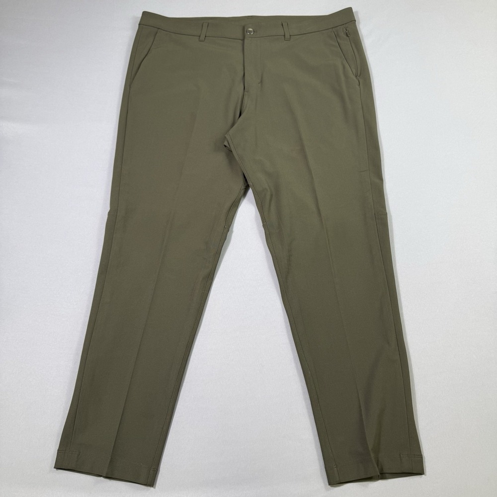 Lululemon‎ Commission Pant Slim Mens 38x29 (measures 40x29) Olive Green Commuter